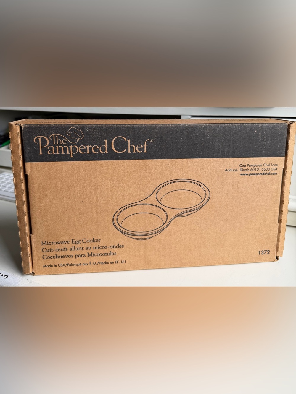 Pampered Chef Microwave Egg Cooker #1372 – Made in USA